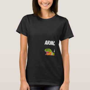 Camiseta Brazo roto genial para hombres niño niños dinosaur