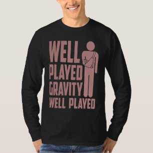 Camiseta Brazo Roto Genial Para Niños Broma de Gravedad Hue