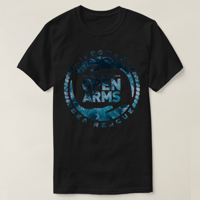 CAMISETA BRAZOS ABIERTOS DE PROACTIVA (Diseño del anverso)