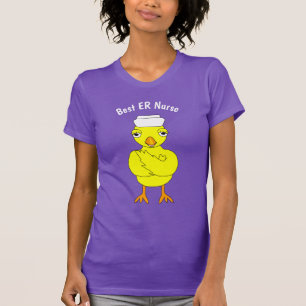 Camiseta Brazos de pollo de enfermería doblados