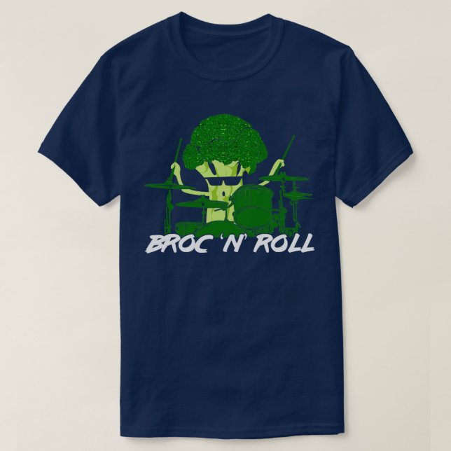 Camiseta Brc Roll Drums Drummer Gift (Diseño del anverso)
