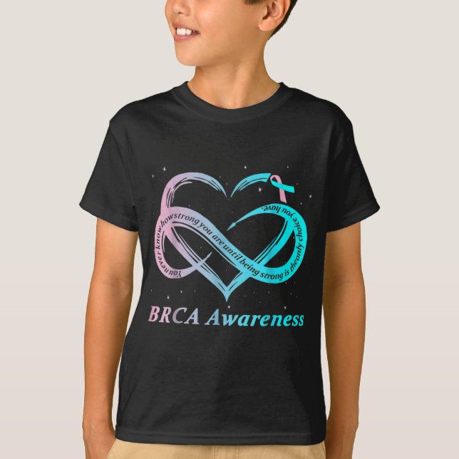 Camiseta Brca Warrior Im Fine Breast Cancer Awareness  (Anverso)