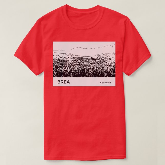 Camiseta Brea California TShirt (Diseño del anverso)