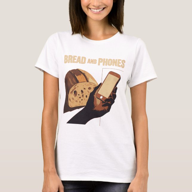 Camiseta Bread and Phones – Modern Essentials (Anverso)