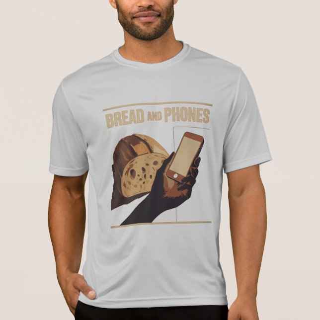 Camiseta Bread and Phones – Modern Essentials (Anverso)