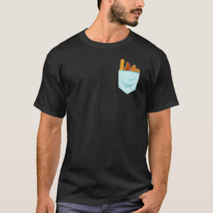 Camiseta Bread Baguette Croissant Desayuno bolso de bolso p