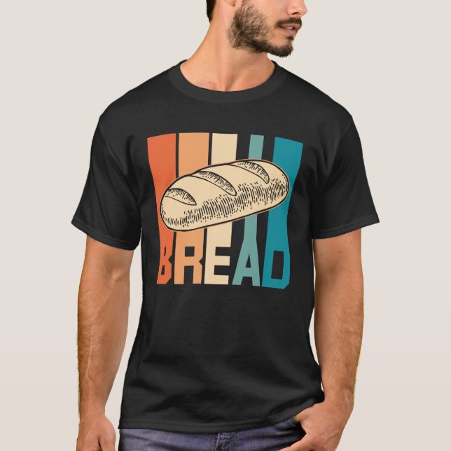 Camiseta Bread Retro Cake And Cookies Baking For A Baker (Anverso)