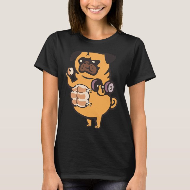 Camiseta Bread Roll Pug Abs Classic T-Shirt 99 (Anverso)