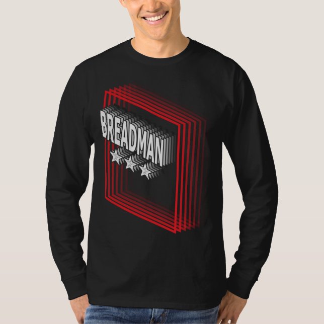 Camiseta Breadman Job Title Appreciation Retro (Anverso)