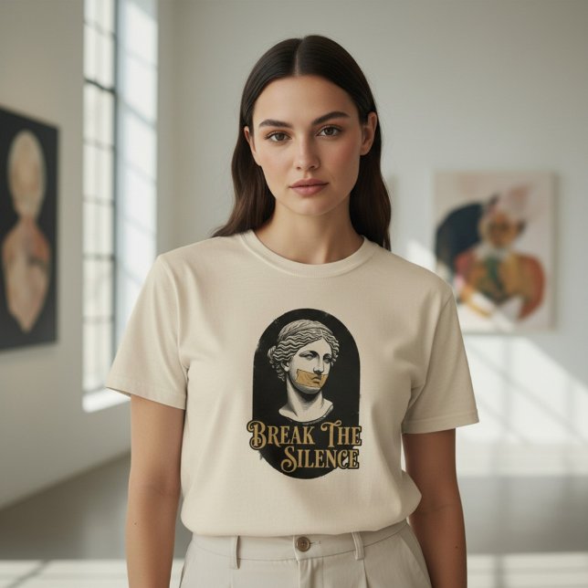 Camiseta Break the Silence Motivational  (Subido por el creador)