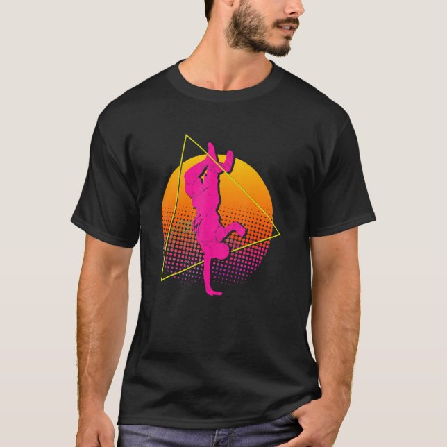 Camiseta Breakdance Hip Hop 80s Bboy Breakdancing Breakdanc (Anverso)
