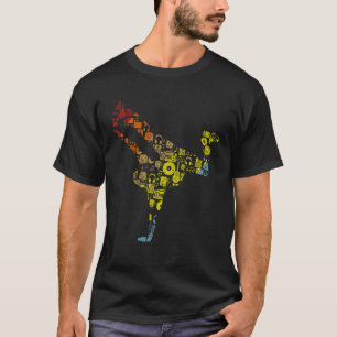 Camiseta Breakdance Sillhouette Street Dance Breakdance 1