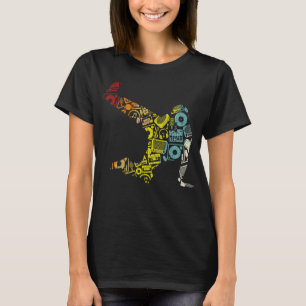Camiseta Breakdance Sillhouette Street Dance Breakdance 2