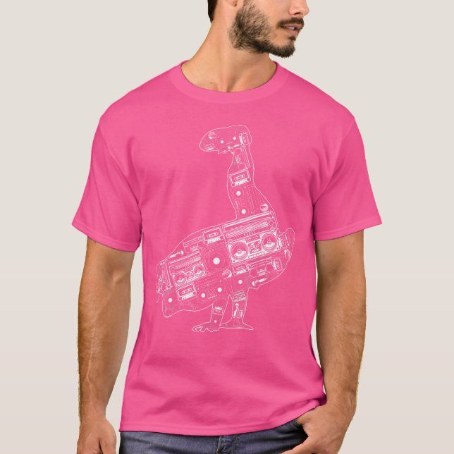 Camiseta Breakdance Sillhouette Street Dance Breakdance Gif (Anverso)