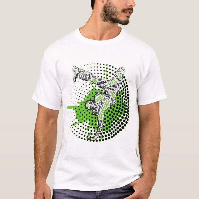 Camiseta Breakdance Uno-Dio el helada (Anverso)