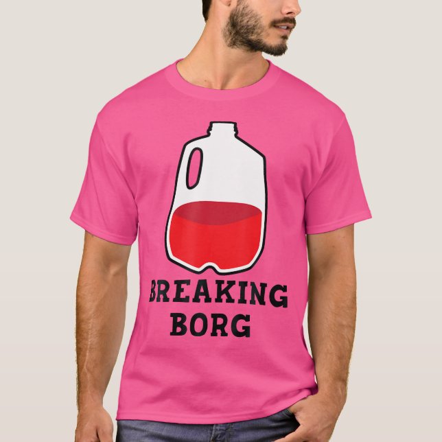 Camiseta Breaking B.O.R.G. Drinking Design (Anverso)