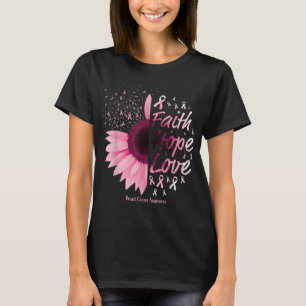 Camiseta Breast Cancer Awareness Gifts Christian Faith Hope