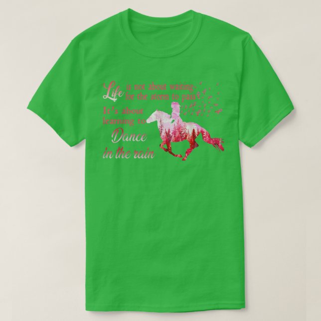 Camiseta Breast Cancer Awareness Horse Ribbon Pink Gifts Wo (Diseño del anverso)