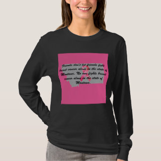 Camiseta Breast Cancer Awareness in Montana T-shirt 