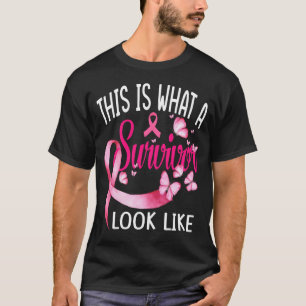 Camiseta Breast Cancer Awareness This Is What A Survivor Lo