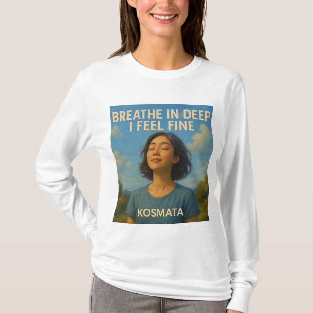 Camiseta Breath in Deep - Langarmshirt Damen (Anverso)