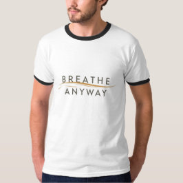 Camiseta Breathe Anyway – Stress Awareness Minimal Yellow 