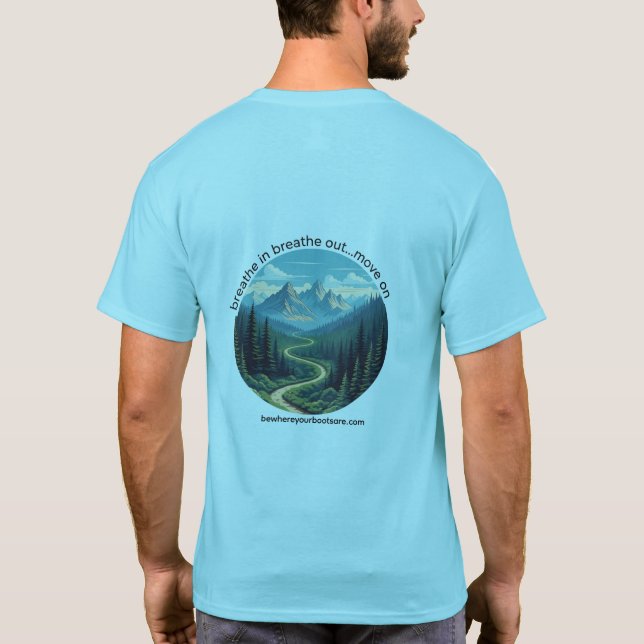 Camiseta Breathe In Breathe Out Move On (Reverso)