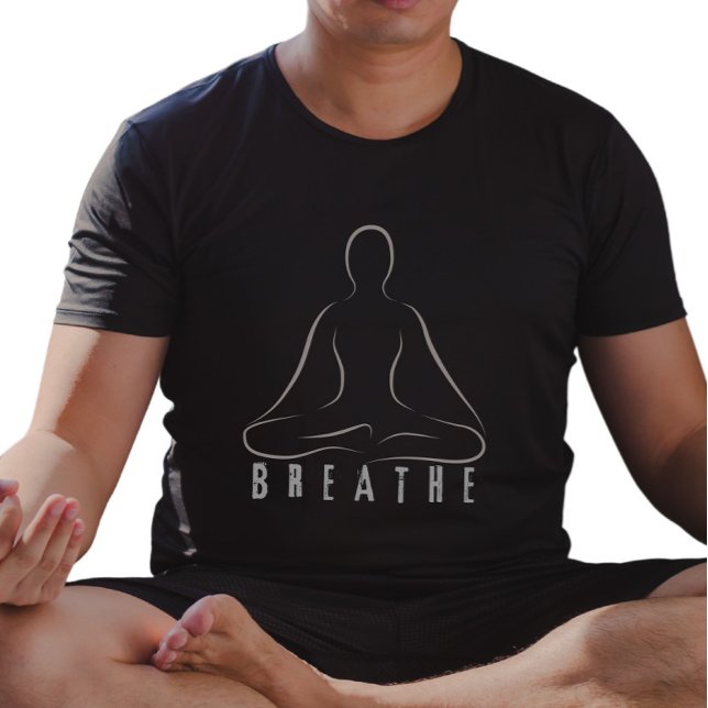 Camiseta Breathe Inner Peace Minimalista Tee (Subido por el creador)