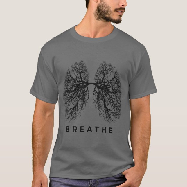 Camiseta Breatheree Lungs Of Nature Just Breathe Yogaree Of (Anverso)