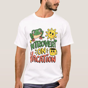 Camiseta Brecha de sol introvertida Rompe lo básico de los 