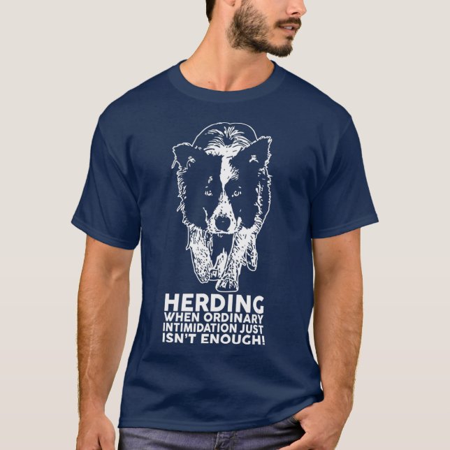 Camiseta Brecha divertida de la raza de cría de collie de f (Anverso)