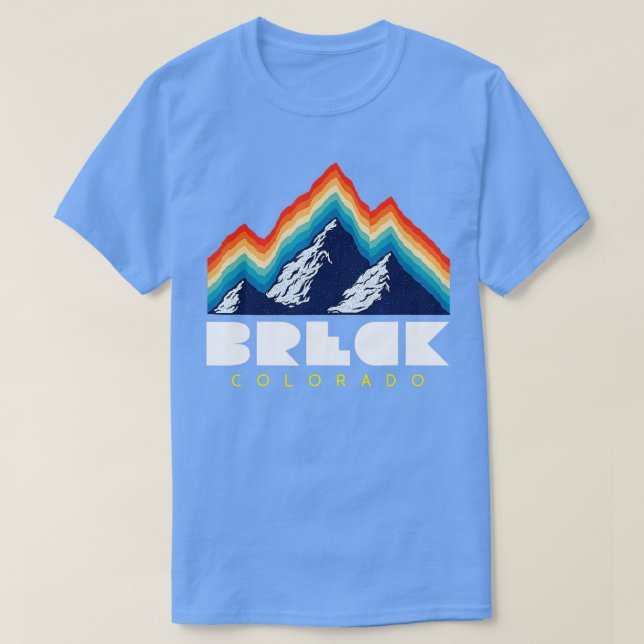 Camiseta Breck Colorado Retro Ski (Diseño del anverso)