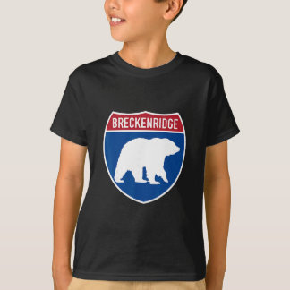 Camiseta Breckenridge Colorado Oso Carretera Co Interestata