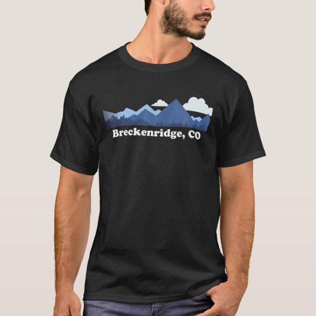 Camiseta Breckenridge Colorado Rocky Mountains CO Souvenir (Anverso)