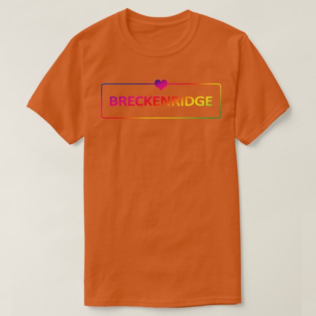 Camiseta Breckenridge Colorado USA (Diseño del anverso)