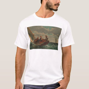 Camiseta Breezing Up (Un viento justo) de Winslow Homer