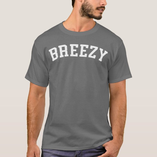 Camiseta Breezy friends funny (Anverso)