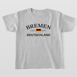 Camiseta Bremen Deutschland coordina a los niños alemanes