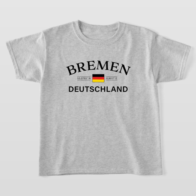 Camiseta Bremen Deutschland coordina a los niños alemanes (Distribución)