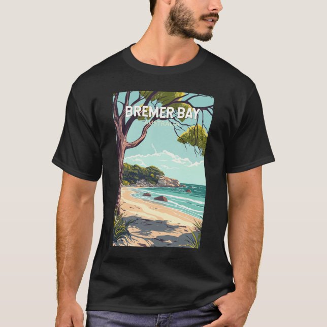Camiseta Bremer Bay Australia Viaje al arte (Anverso)