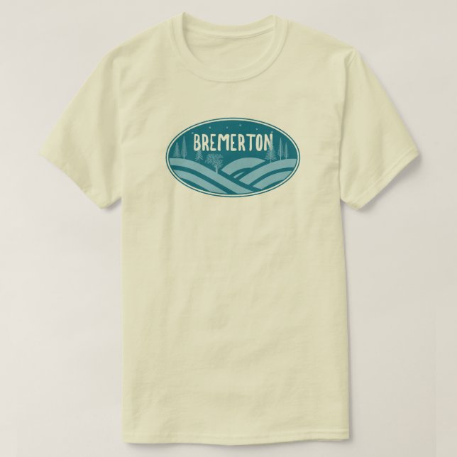 Camiseta Bremerton Washington al aire libre (Diseño del anverso)