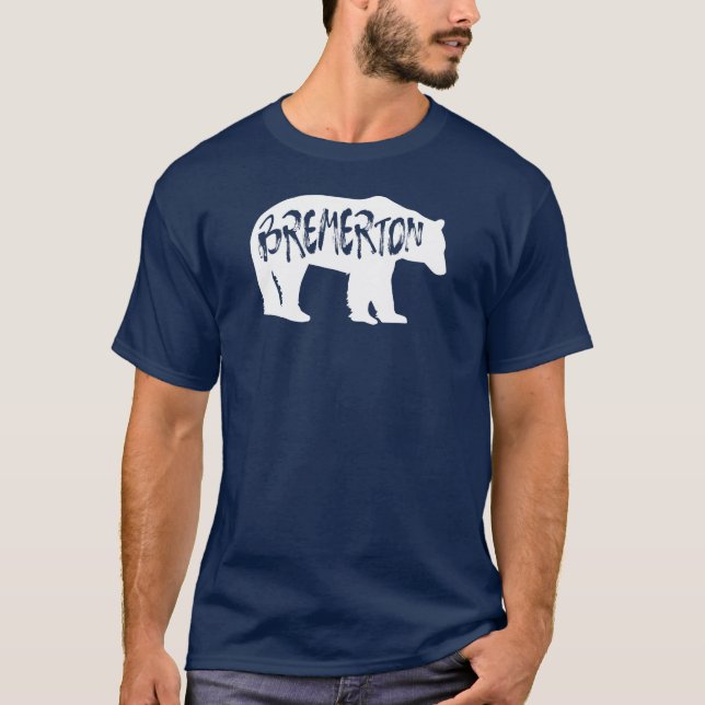 Camiseta Bremerton Washington Bear (Anverso)