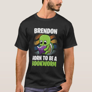 Camiseta Brendon - Nacido Para Ser Un Bookworm - Personaliz