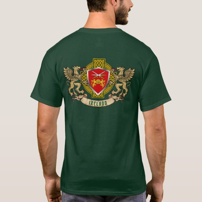 Camiseta Brennan Irish Shield y Griffins Personalizados (Reverso)