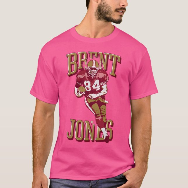 Camiseta Brent Jones San Francisco Serif (Anverso)