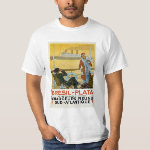 Camiseta Bresil - Plata
