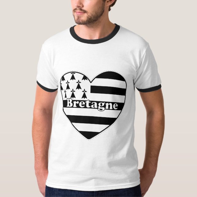 Camiseta Bretaña en mi corazón (Anverso)