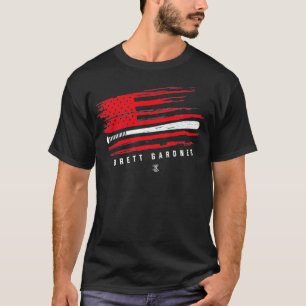 Camiseta Brett Gardner Bandera de Béisbol Prem de aparejo g