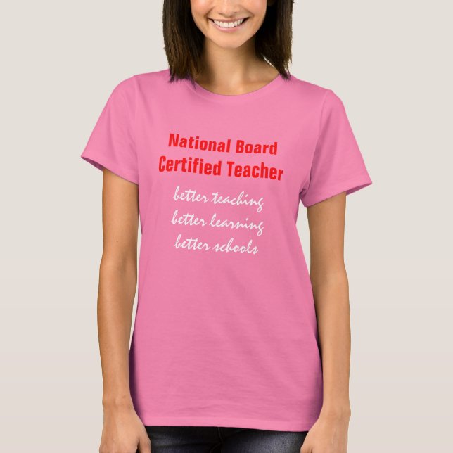 Camiseta Brevard NBCT - Personalizado (Anverso)