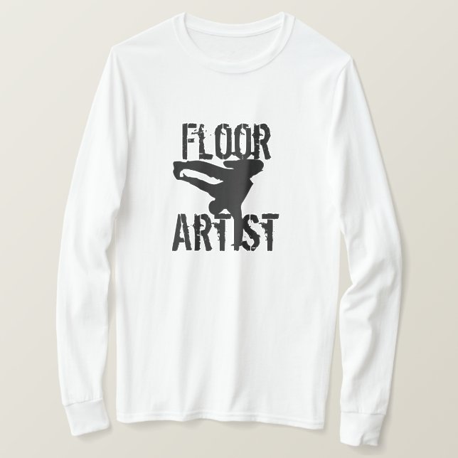 Camiseta Breve escuela de baile de b-boy (Anverso del diseño)